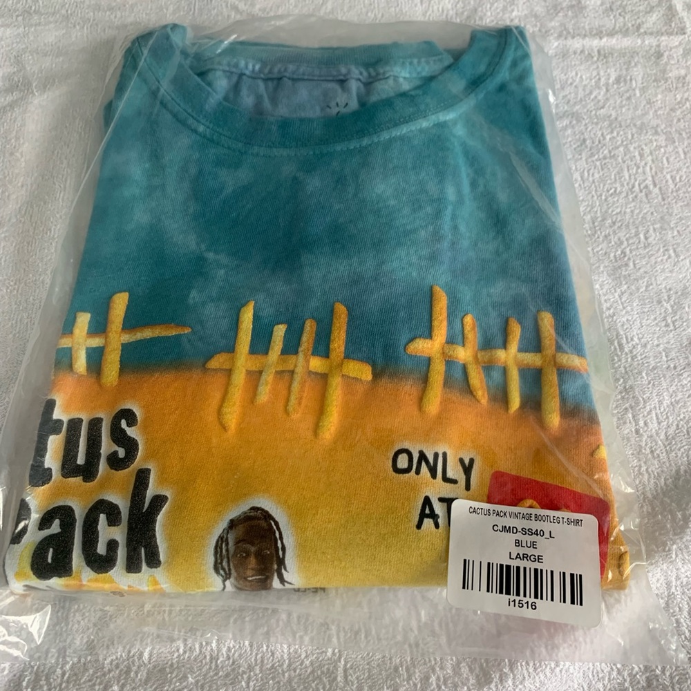 Travis Scott x McDonald's Cactus Pack Vintage Bootleg T-shirt